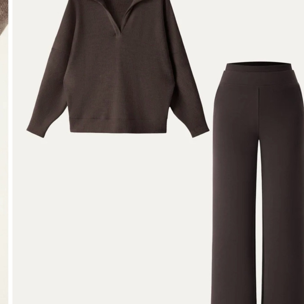 OGL Women's Brown Knit Set. NWT